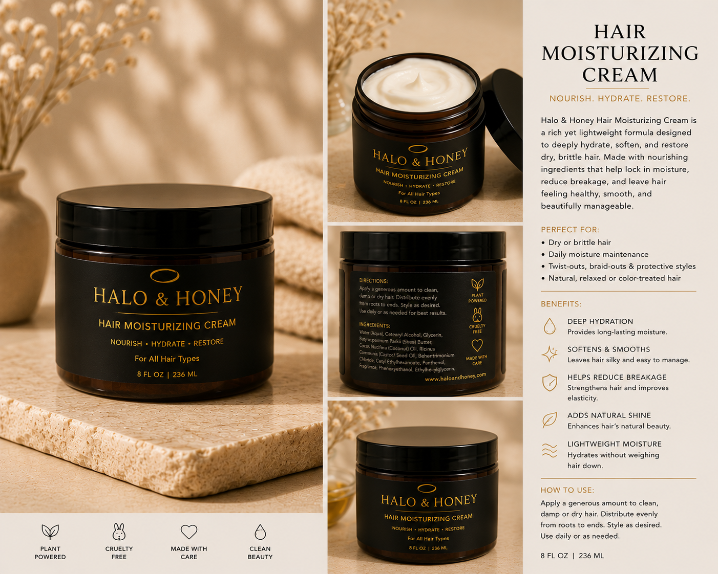 Moisturizing Hair Cream
